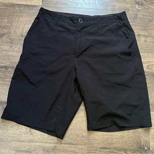 Mens Black Volcom Surf and Turf 4 Way Stretch Shorts Size 32